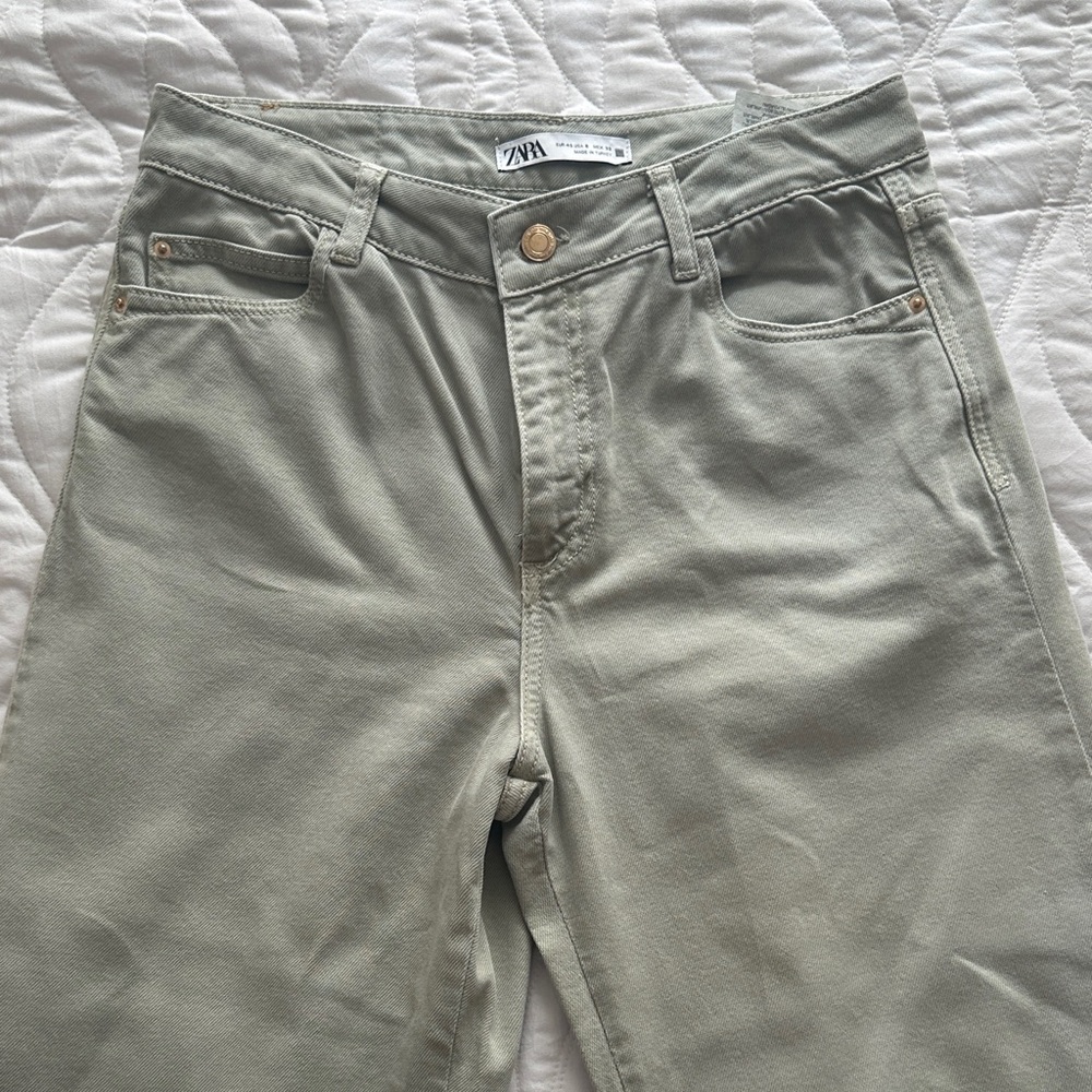 Zara Men's Light Gray Slim Jeans